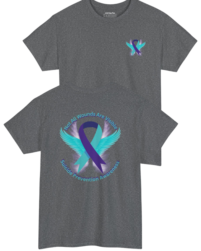 Not All Wounds Are Visible – Suicide Prevention Awareness T-Shirt