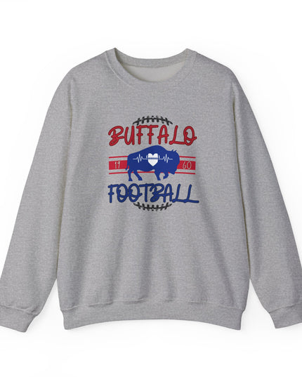 Buffalo Football - Unisex Heavy Blend Crewneck Sweatshirt