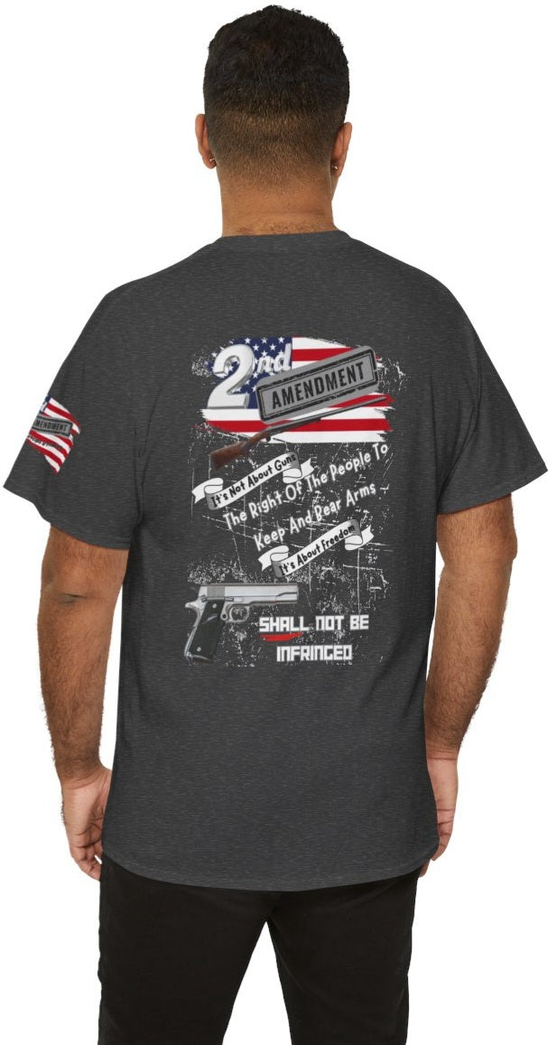 2nd Amendment – “The Right of the People to Keep and Bear Arms Shall Not Be Infringed” - Adult Unisex T-Shirt