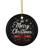 Merry Christmas Bowtie / Circle