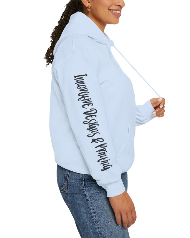 I Wear Blue In March - Colon Cancer Awareness - Unisex Heavy Blend Hoodie