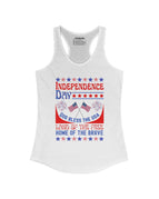Women's Next Level Ideal Racerback Tank Top / White / XS