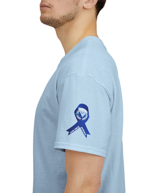 I Wear Blue In March - Colon Cancer Awareness - Adult Unisex T-Shirt