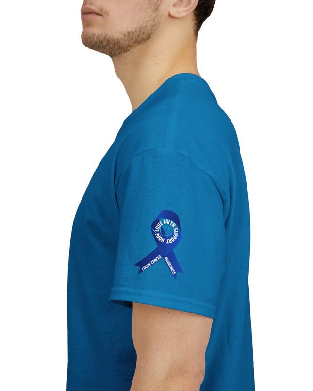 I Wear Blue In March - Colon Cancer Awareness - Adult Unisex T-Shirt