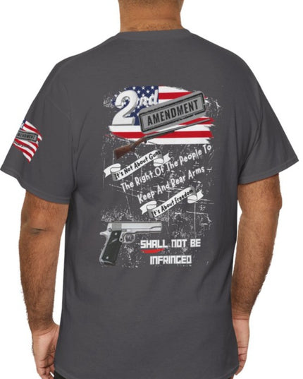 2nd Amendment – “The Right of the People to Keep and Bear Arms Shall Not Be Infringed” - Adult Unisex T-Shirt