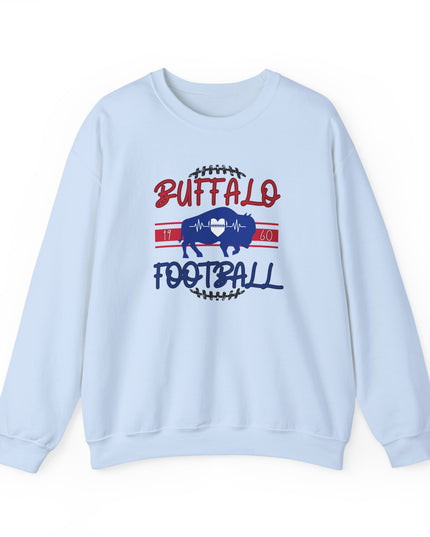 Buffalo Football - Unisex Heavy Blend Crewneck Sweatshirt