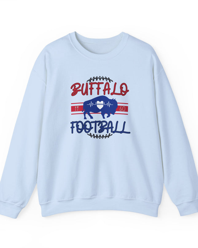 Buffalo Football - Unisex Heavy Blend Crewneck Sweatshirt