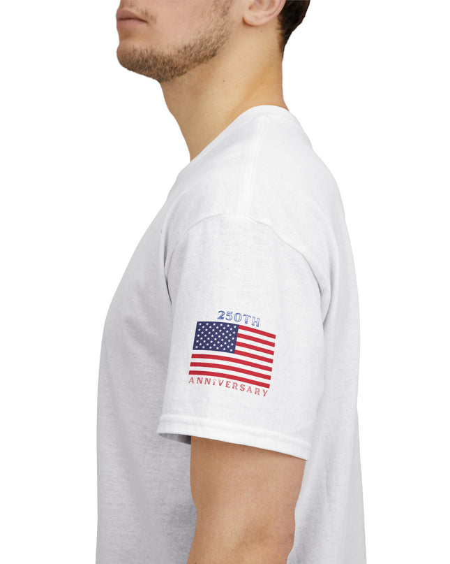 America 250th Anniversary - Independence Day – Patriotic Unisex Heavy Cotton T-Shirt