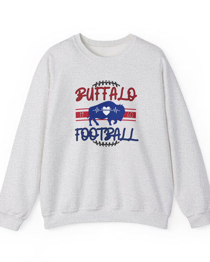 Buffalo Football - Unisex Heavy Blend Crewneck Sweatshirt