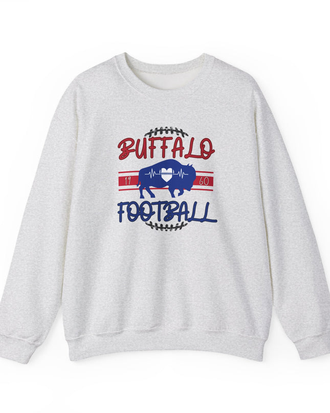 Buffalo Football - Unisex Heavy Blend Crewneck Sweatshirt