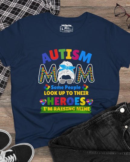 Autism Mom – Women’s Gildan 500L 100% Cotton T-Shirt