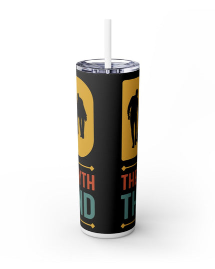 Dad – The Man, The Myth, The Legend – 20oz Skinny Tumbler w/Straw