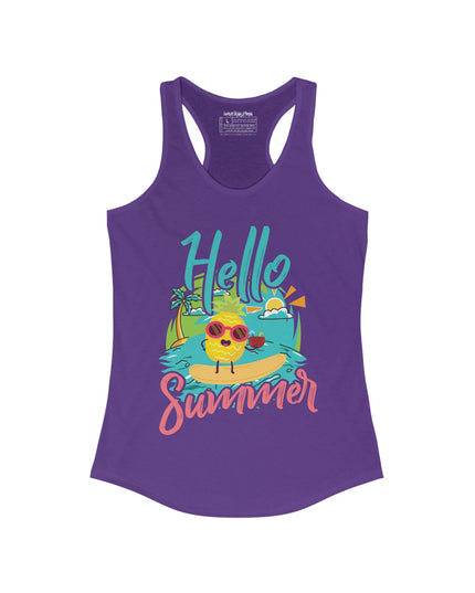 🌞 Hello Summer – Women's Next Level Ideal Racerback Tank Top