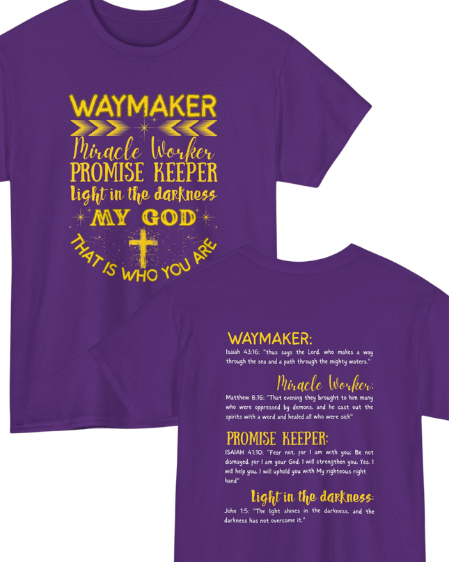 Waymaker – Adult Unisex Heavy Cotton T-Shirt