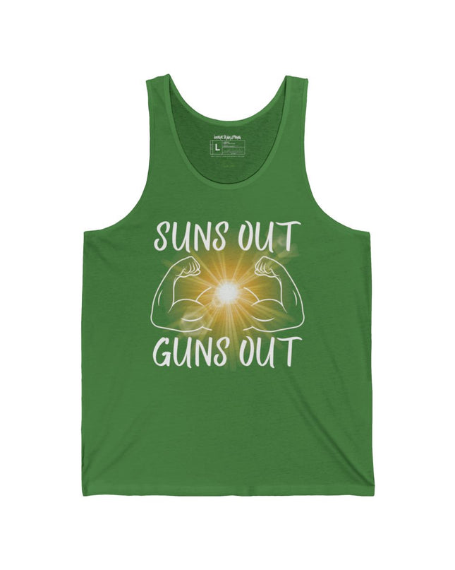 Sun’s Out, Guns Out - Men's Bella+Canvas Jersey Tank Top