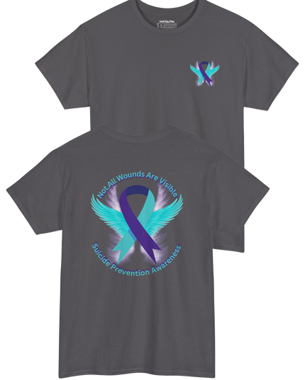 Not All Wounds Are Visible – Suicide Prevention Awareness T-Shirt