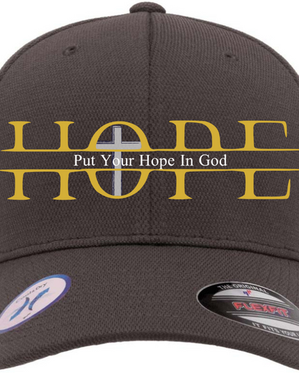 Put Your HOPE In God - Adult Flexfit Unisex Cool & Dry Sports Hat (Polyester)