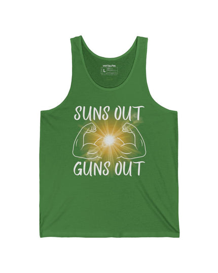 Sun’s Out, Guns Out - Men's Bella+Canvas Jersey Tank Top