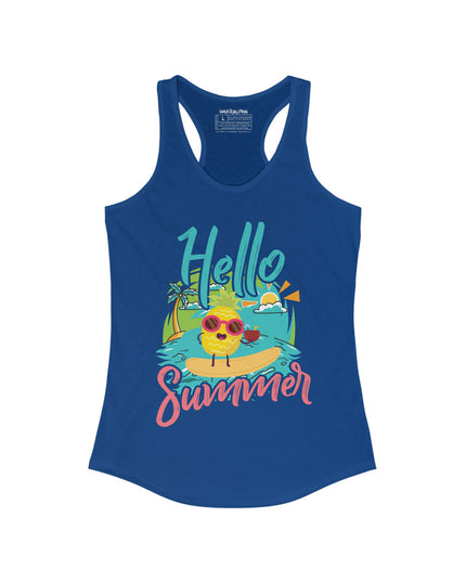 🌞 Hello Summer – Women's Next Level Ideal Racerback Tank Top