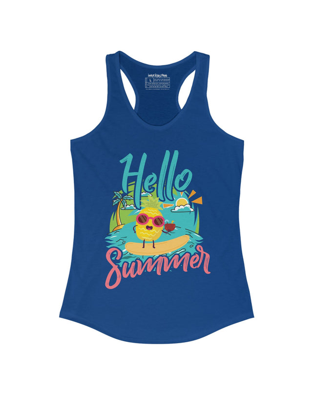 🌞 Hello Summer – Women's Next Level Ideal Racerback Tank Top