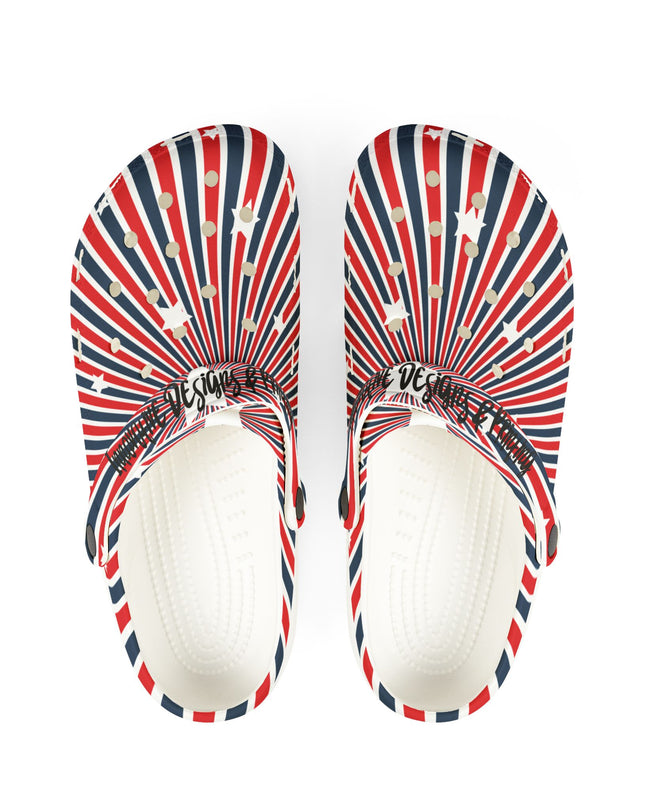 Patriotic Foam Shoes