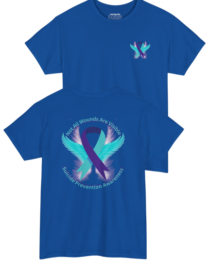 Not All Wounds Are Visible – Suicide Prevention Awareness T-Shirt