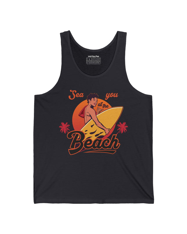 Sea You at the Beach – Bella+Canvas Men’s Jersey Tank Top