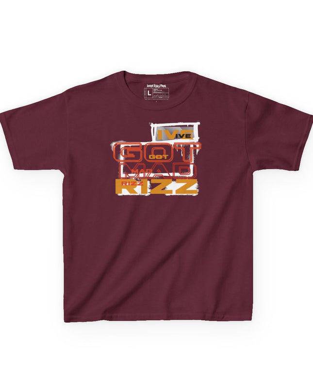 Youth Slang - "Ive Got Mad Rizz" - Gildan Youth Heavy Cotton T-Shirt