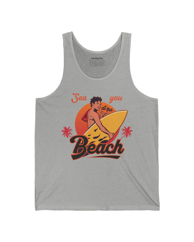 Sea You at the Beach – Bella+Canvas Men’s Jersey Tank Top