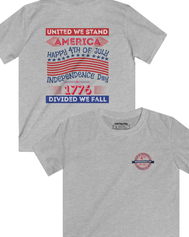 🇺🇸 United We Stand, Divided We Fall - Youth Patriotic Apparel