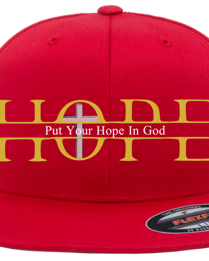 Put Your HOPE In God - Adult Flexfit Unisex Cool & Dry Sports Hat (Polyester)