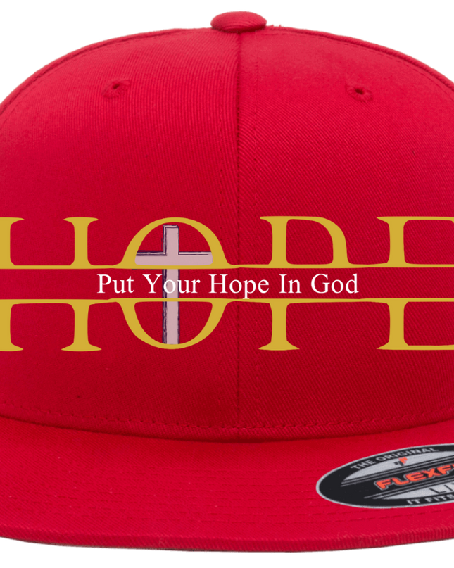 Put Your HOPE In God - Adult Flexfit Unisex Cool & Dry Sports Hat (Polyester)