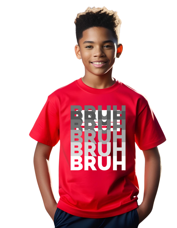 Youth Slang - "Bruh" - Gildan Youth Heavy Cotton T-Shirt