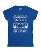 Women's Gildan Softstyle T-Shirt / Royal Blue / S