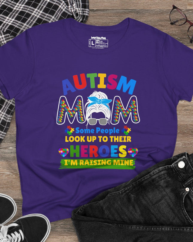 Autism Mom – Women’s Gildan 500L 100% Cotton T-Shirt