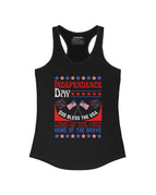 Women's Next Level Ideal Racerback Tank Top / Black / XS