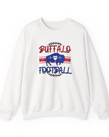 Buffalo Football - Unisex Heavy Blend Crewneck Sweatshirt