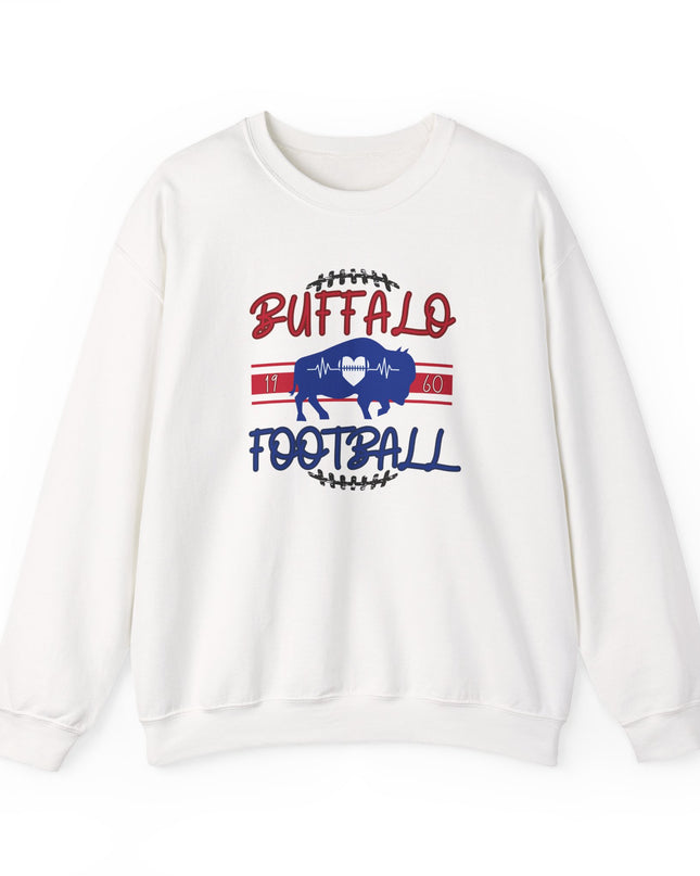 Buffalo Football - Unisex Heavy Blend Crewneck Sweatshirt