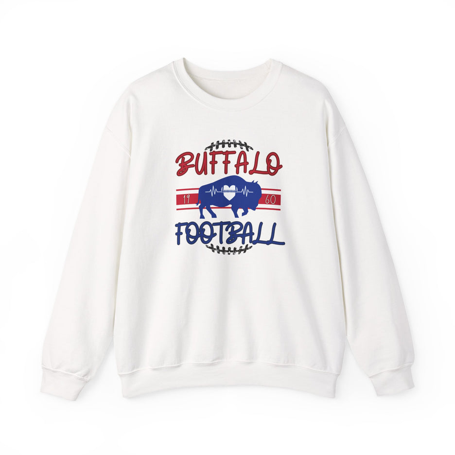 Buffalo Football - Unisex Heavy Blend Crewneck Sweatshirt