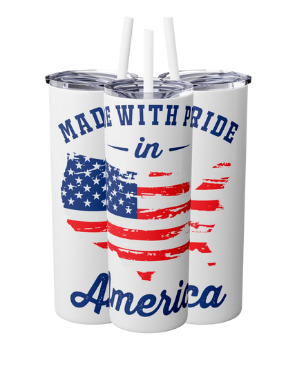 Patriotic Skinny Tumbler