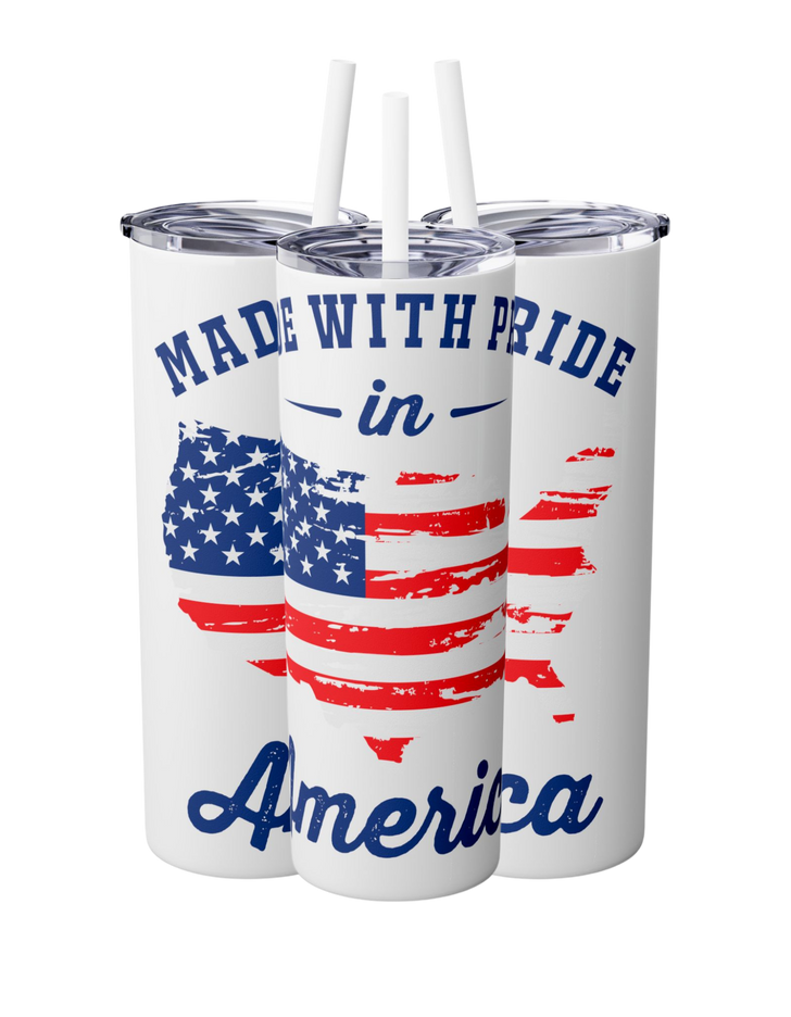 Patriotic Skinny Tumbler