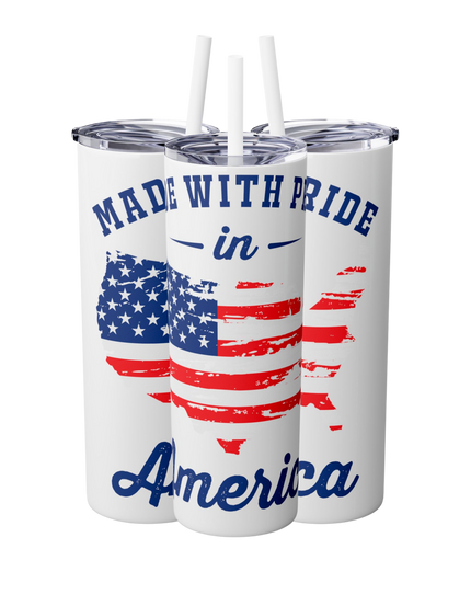Patriotic Skinny Tumbler