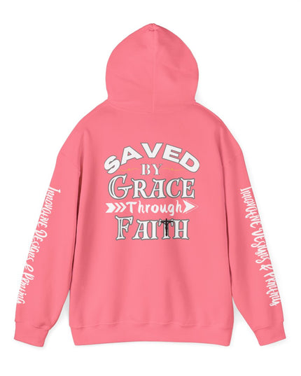 Saved By Grace Through Faith - Unisex Heavy Blend Hoodie