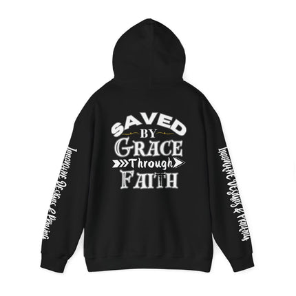 Saved By Grace Through Faith - Unisex Heavy Blend Hoodie